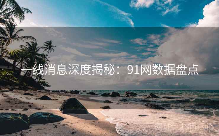 一线消息深度揭秘:91网数据盘点